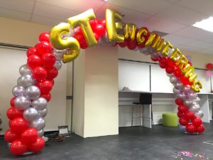 Balloon Arch for ST Engineering