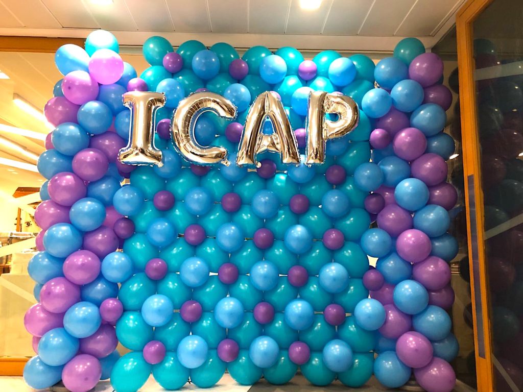 Balloon Backdrop for ICAP