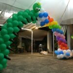 Caterpillar Balloon Arch