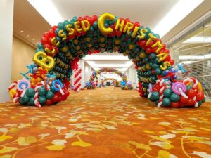 Christmas Balloon Tunnel New Creation Church Singapore
