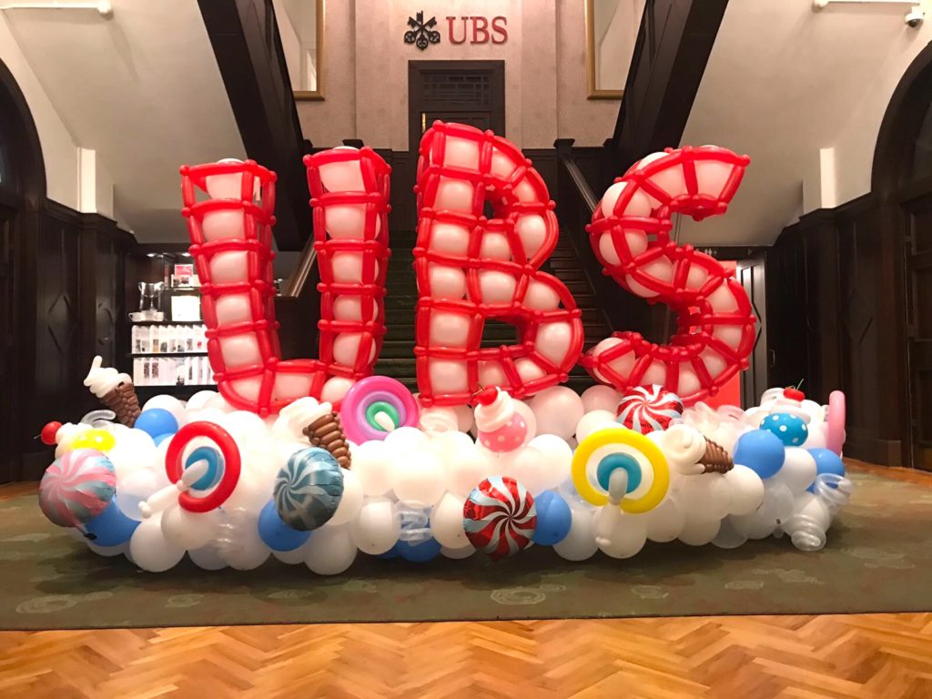 Customised Balloon Letters Display Decoration