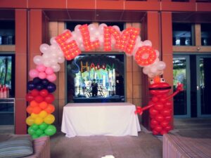 Elmo theme birthday party