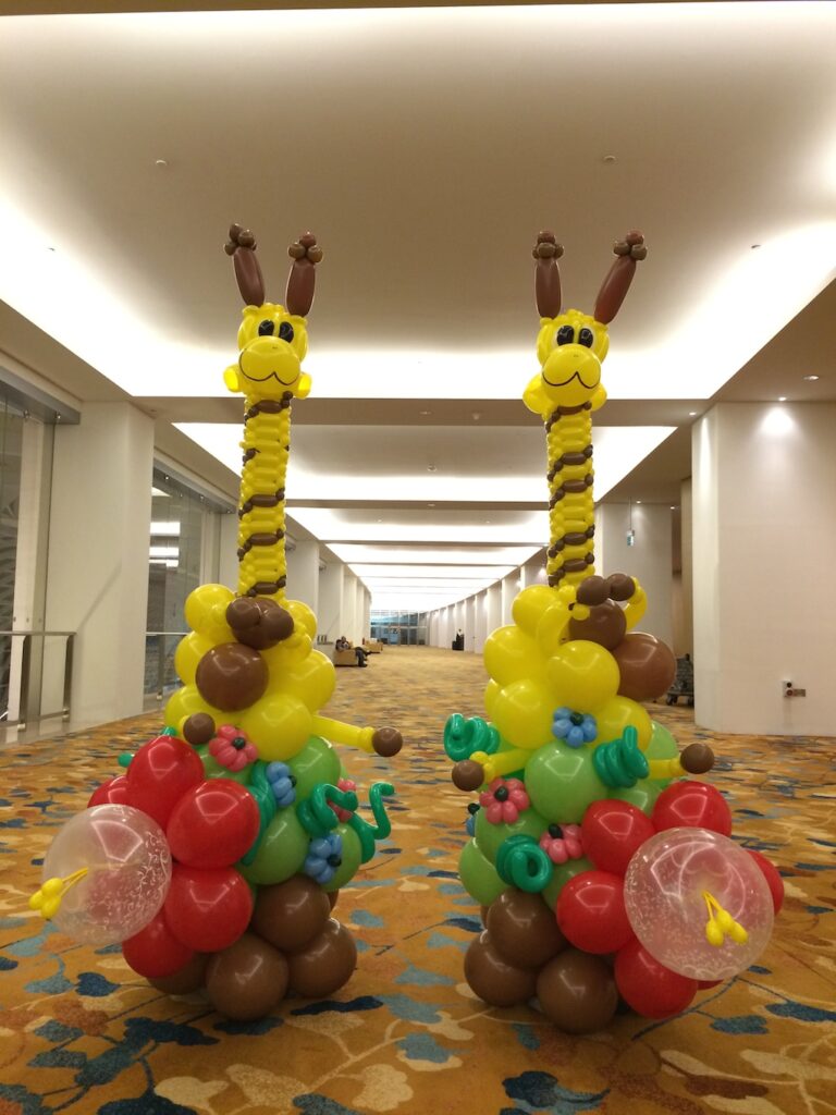 Life Size Balloon Giraffe