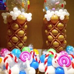 Balloon Ice Cream Candies Columns
