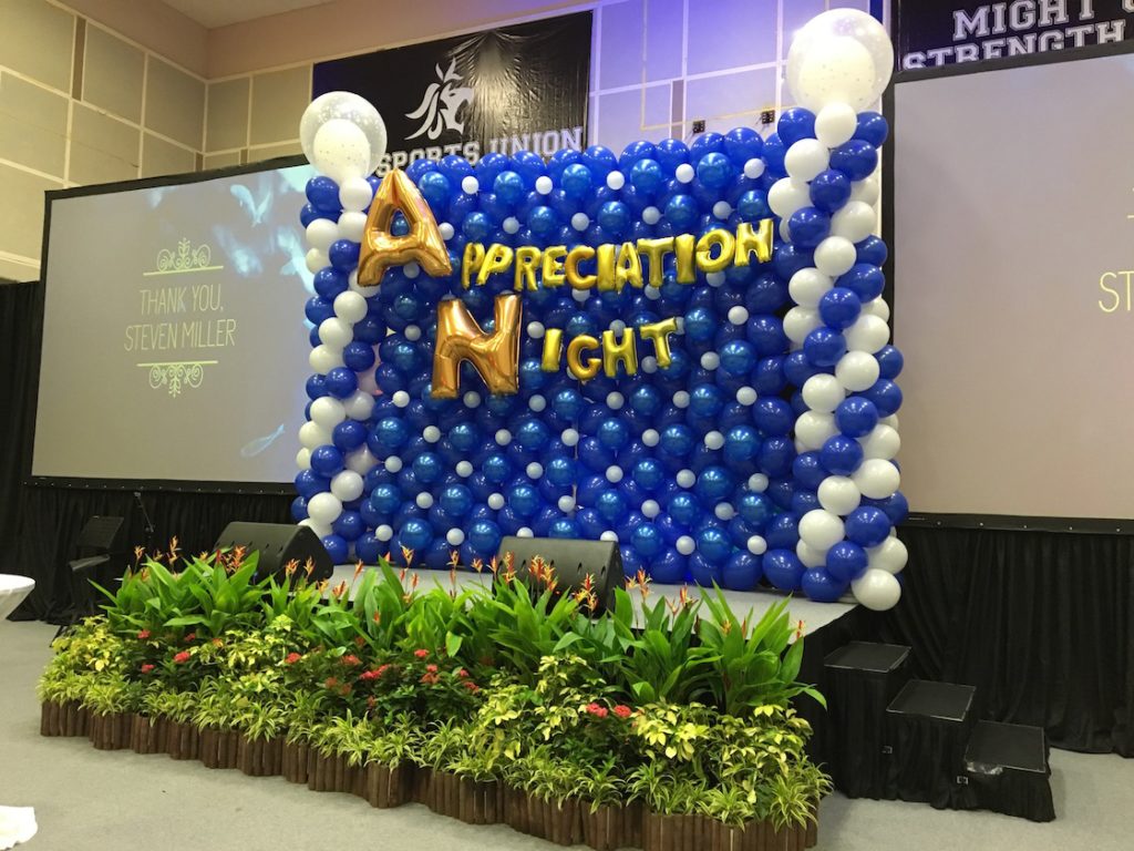 Large Balloon Stage Backdrop