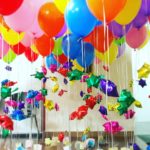 Helium Balloons with hanging stars