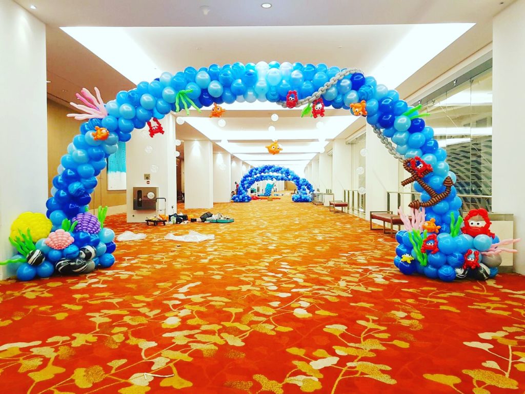 Ocean Theme Balloon Arch Deco Singapore