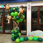 Monkey on Tree Balloon Decoration