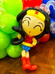 Wonder Woman Balloon Sculpture