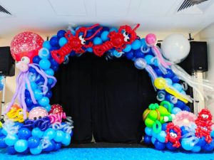 Marine Theme Balloon Arch
