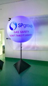 Advertising big balloon for SP Power