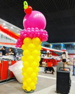 Balloon Ice Cream Sculpture