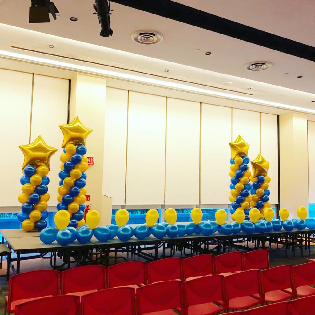 Stage Balloon Decorations for Singapore Airline