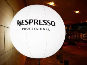 Advertising Balloon for Nespresso