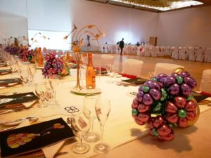 Balloon Flower Bouquets Table Centrepeice