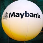Large Advertising Balloon for Maybank Singapore