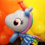 Balloon Rainbow Dash Sculpture