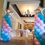 Star Pastel Balloon Columns
