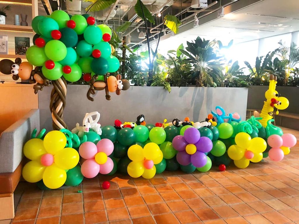 Garden Theme Balloon Decoration