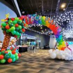 Rainbow and Tree Balloon Arch Singapore