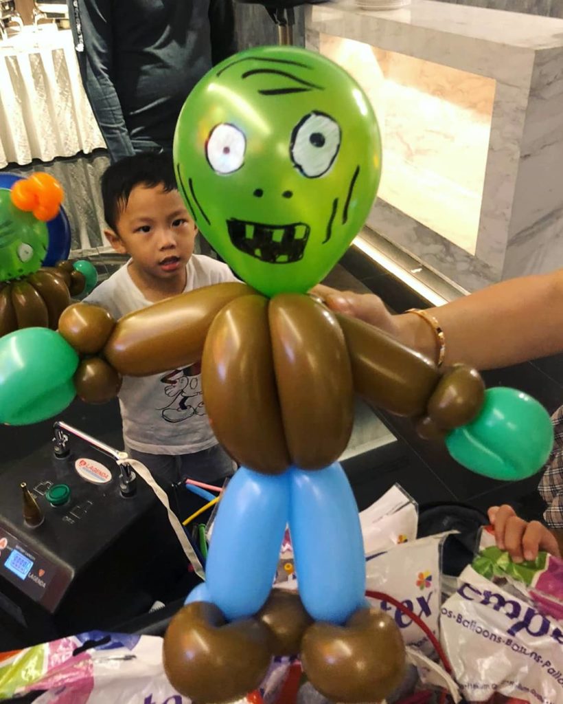 Zombie Balloon Sculpture