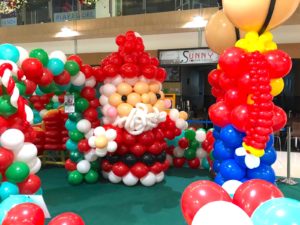 Giant Balloon Santa Claus Sculpture