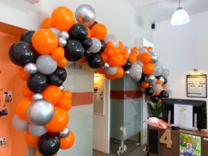 Halloween Theme Organic Balloon Garland
