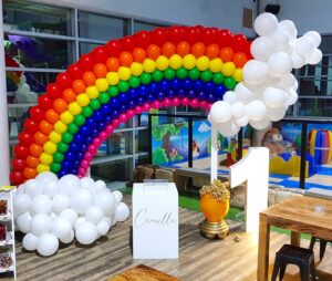 Large Balloon Rainbow Sculpture Decorations Singapore