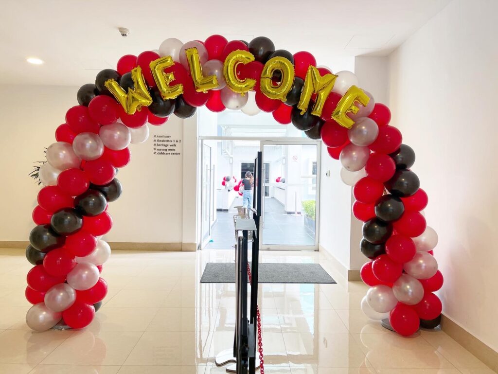 Welcome Entrance Balloon Arch Singapore