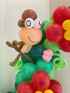 monkey balloon arch