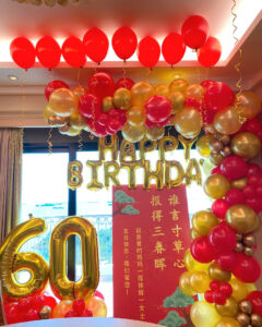 Birthday Organic Balloon Garland Decor Singapore