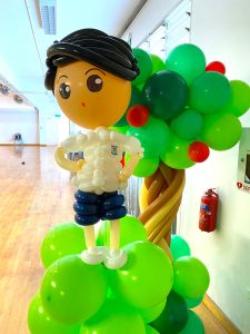 Balloon Boy Student Sculpture Decoration Singapore