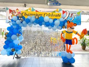 Customised Balloon Tiger Mascot Decor