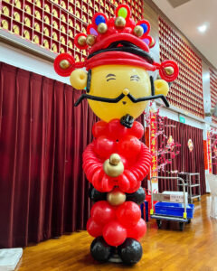 Large Balloon Cai Shen Ye Sculpture