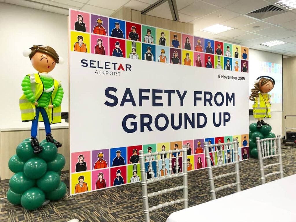 Safety Day Balloon Decorations
